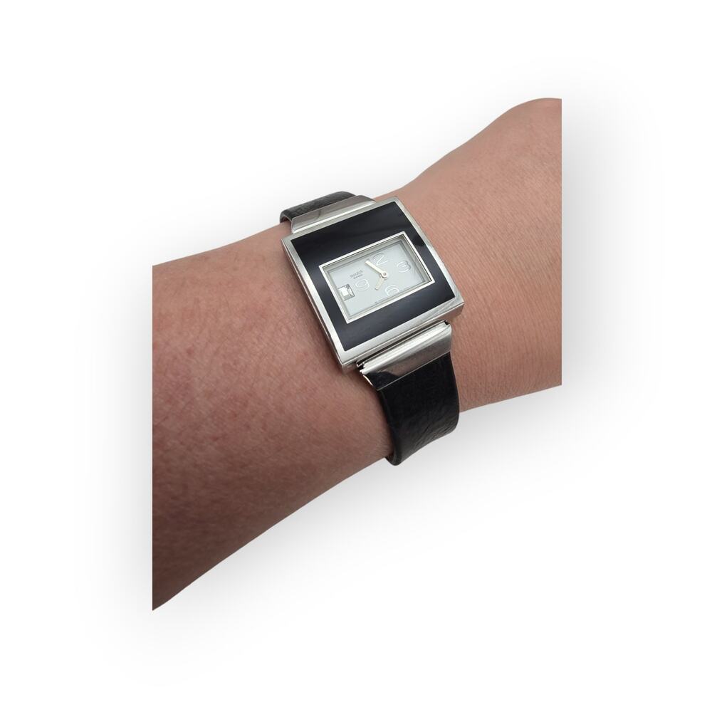 Swatch Rectangular Quartz Watch AG 2006 Adjustabl… - image 2